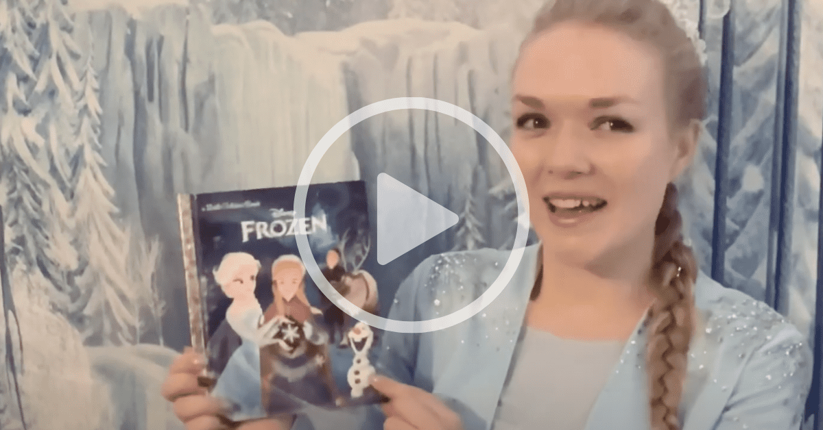 Frozen children's readalong video