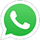 The whatsapp logo featuring a green speech bubble with a white telephone handset symbol inside it.