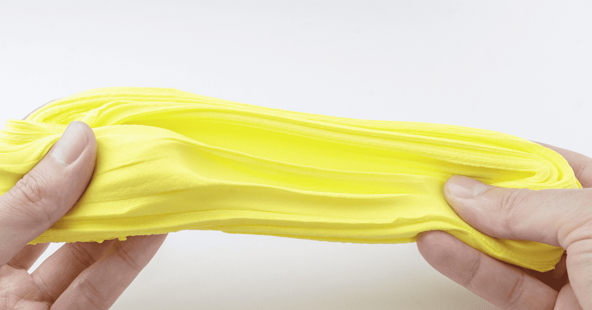yellow playdough